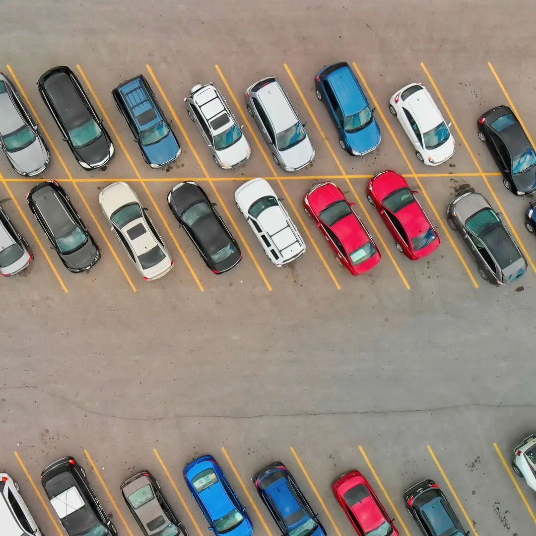 Covered car parking spaces